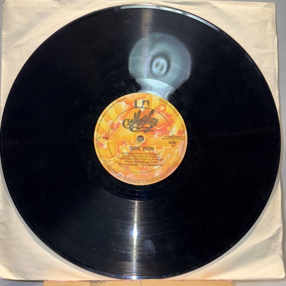 Gallagher comedy vinyl record